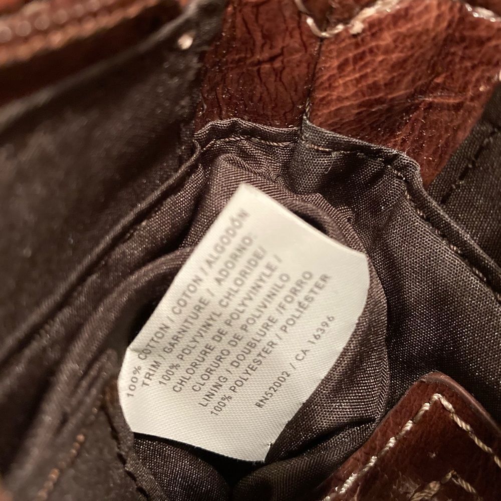 Liz Claiborne Brown and Tan Shoulder Bag - Picture 12 of 16